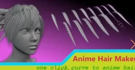 Blender 4.1 Anime Hair Maker v1.5.4 Crack Update Download
