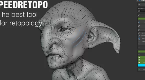 Blender SpeedRetopo v0.3.8 Addon Latest Free Download