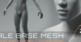 Universal Human MALE Base Mesh V2.1 Crack Download