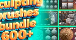 600 + Blender Sculpting Brushes Crack 2024 Download