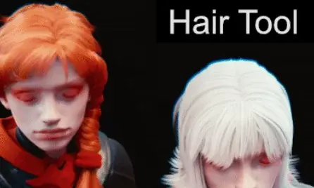 Hair Tool v4.5.1 + Library Crack (Blender 5) 2026 Download