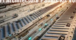Blender Sci-Fi Architecture Panels Kit Vol 01 Download