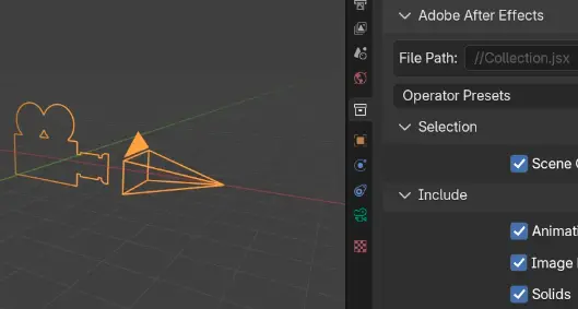 Blender To After Effects Exporter Addon GPL 2024 Download