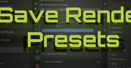 Blender 4.2 – Save Render Presets v1.4.7 Crack Download 2024