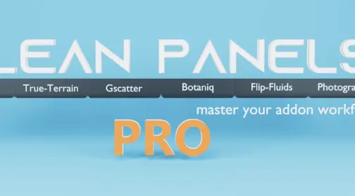 Clean Panels Pro v7.0.18 Free for Blender 5 Download
