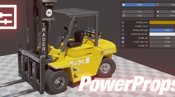 Blender 4 PowerProps v0.3.1 2024 Download