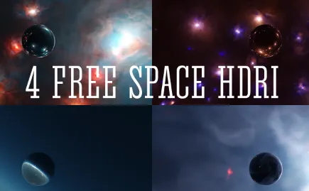 Blender 4 Free Cosmic Hdris Pack For Sci-fi Games, Space Scenes Download