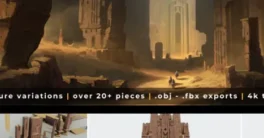 ArtStation Brutalist Fantasy Ruins 20+ Pieces Crack Download