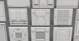 Artstation Sci-Fi Panels 20 pieces Collection 2 Download