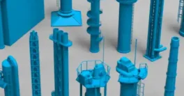 240 Factory Tubes, Units, Corbels 3d models Blender Download