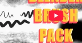 Blender Grease Pencil Brush Pack Sketching and Texture Brushes Free Download