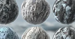 Artstation Winter Snow Ice Glacier Seamless PBR Texture Download