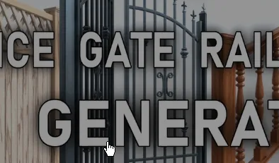 Fence, Gate, Railing & Wall Generator v1.1 Blender 5 Download