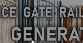 Blender - Fence, Gate, Railing & Wall Generator Addon Download