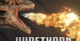 Blender model Vyrethorn Dragon Rigged Crack Low Poly Download