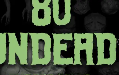Zbrush Blender 80 Undead Creature Brush Mega Pack Free Download