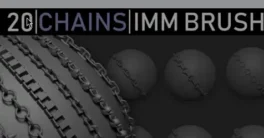 Zbrush - Chains IMM Brush + Meshes Full Free Download