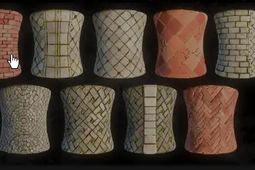 Artstation - Useful stylized bricks tiles Blender 4K Free Download