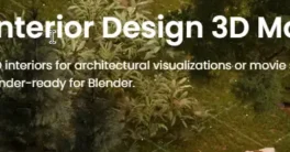 BlenderKit 39 Interiors Models for Blender Free 2026 Download