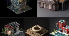 BlenderKit Architecture v1 - 44 Models Free 2026 Download