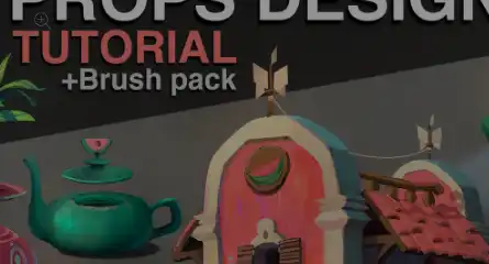 Props design Tutorial + Brush Pack Free Course 2026 Download