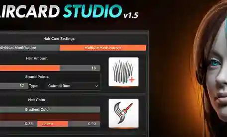 Hair Card Studio v1.5 (Blender 5.1) July 2026 Download