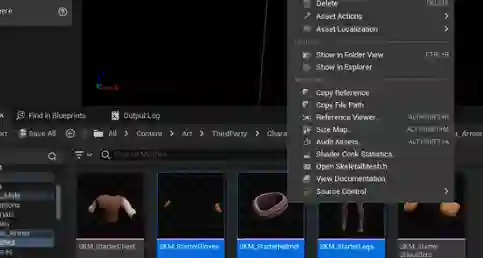 Unreal Engine 5.7 - Quick Merge Skeletal Mesh Download